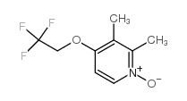 2,3-二甲基-4-(2,2,2-三氟乙氧基)吡啶-N-氧化物 结构式
