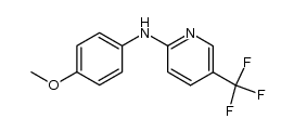 2-Pyridinamine, N-(4-methoxyphenyl)-5-(trifluoromethyl)- 结构式