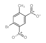 1-溴-5-甲基-2,4-二硝基苯 结构式