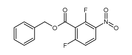 2,6-二氟-3-硝基苯甲酸苄酯 结构式