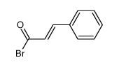 反式-3-苯基-2-丙烯酰溴 结构式