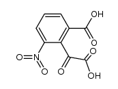 Benzeneacetic acid, 2-carboxy-6-nitro-α-oxo- 结构式