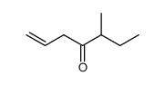 5-甲基-1-庚烯-4-酮 结构式
