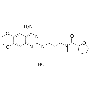 盐酸阿夫唑嗪 结构式