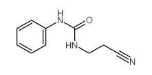 Urea, N-(2-cyanoethyl)-N'-phenyl- 结构式