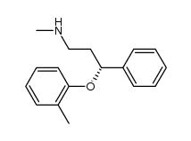 (R)-N-甲基-3-(2-甲基苯氧基)-3-苯基丙胺 结构式