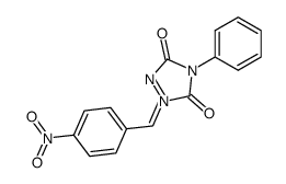 (Z)-2-(4-硝基亚苄基)-3,5-二氧代-4-苯基-1,2,4-三唑烷-2-鎓-1-化物 结构式