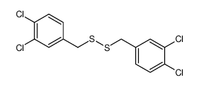 1,1'-(二硫代双(亚甲基))双(3,4-二氯苯) 结构式