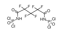 (2,2,3,3,4,4-hexafluoropentanedioyl)bis(phosphoramidic dichloride) 结构式
