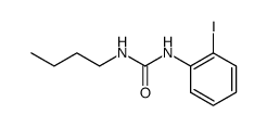 1-丁基-3-(2-碘苯基)脲 结构式