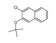 2-叔丁氧基-3-氯萘 结构式