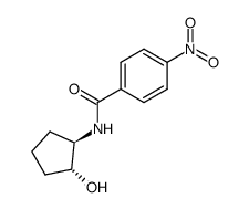 (+/-)-4-nitro-benzoic acid-(trans-2-hydroxy-cyclopentylamide) 结构式
