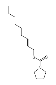 (E)-non-2-en-1-yl pyrrolidine-1-carbodithioate 结构式