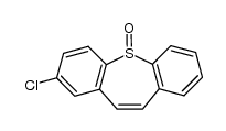 2-氯二苯并[b,f]噻庚因-5-氧化物 结构式