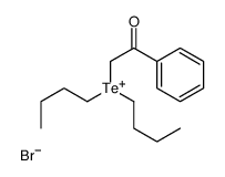 dibutyl(phenacyl)tellanium,bromide 结构式