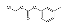 chloromethyl m-tolyl carbonate 结构式
