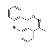 (Z)-1-(3-bromophenyl) ethanone O-benzyloxime 结构式
