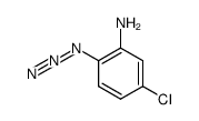 5-氯-2-叠氮基苯胺 结构式