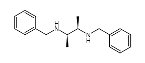 racemic bis-2,3-N,N'-dibenzyl diaminobutane 结构式