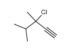 α-i-Propyl-α-methylpropargyl chloride 结构式