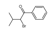 2-溴-3-甲基-1-苯基丁-1-酮 结构式