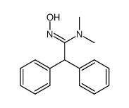 N'-羟基-N,N-二甲基-2,2-二苯基乙酰亚胺酰胺 结构式