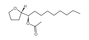 (R)-1-((S)-tetrahydrofuran-2-yl)nonyl acetate 结构式