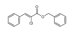 (Z)-benzyl 2-chloro-3-phenylacrylate 结构式