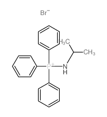 triphenyl-(propan-2-ylamino)phosphanium,bromide 结构式