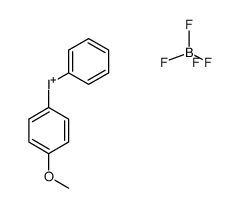 (p-methoxyphenyl)(phenyl)iodonium tetrafluoroborate 结构式