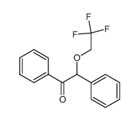 2-(2,2,2-三氟乙氧基)-2-苯基苯乙酮 结构式