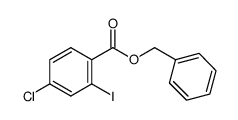 4-氯-2-碘苯甲酸苄酯 结构式