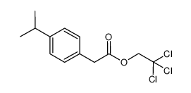 2-(4-异丙基苯基)乙酸-2,2,2-三氯乙酯 结构式