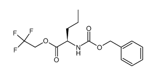 N-苄氧羰基-D-正缬氨酸 2,2,2-三氟乙酯 结构式