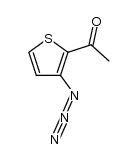 2-乙酰基-3-叠氮基噻吩 结构式