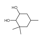1,1,3-三甲基-5,6-环己二醇 结构式