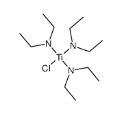 titanium tris(diethylamido)chloride 结构式