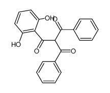2-benzoyl-1-(2,6-dihydroxy-phenyl)-3-phenyl-propane-1,3-dione 结构式