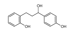 1-(4-羟基苯基)-3-(2-羟基苯基)丙-1-醇 结构式
