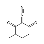 2-重氮-4-甲基环己烷-1,3-二酮 结构式
