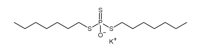 O-potassium S,S-diheptyltrithiophosphate 结构式