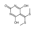5-[双(甲硫基)亚甲基]-1,3-二嗪烷-2,4,6-三酮 结构式