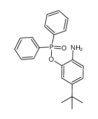 4-叔丁基-2-(二苯基膦酰氧基)苯胺 结构式