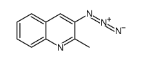 3-叠氮基-2-甲基喹啉 结构式