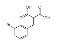 2-(3-溴苄基)丙二酸 结构式