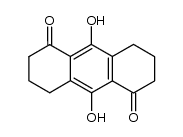 9,10-二羟基-3,4,7,8-四氢蒽-1,5(2H,6H)-二酮 结构式