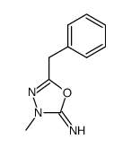 5-苄基-3-甲基-Δ4-1,3,4-恶二唑啉-2-亚胺 结构式