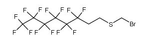 Bromure de (2-F-hexylethylthio)methyle 结构式