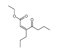 (Z)-ethyl 4-oxo-3-propyl-2-hepten-1-oate 结构式