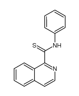 N-苯基异喹啉-1-硫代甲酰胺 结构式